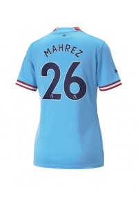 Fotbalové Dres Manchester City Riyad Mahrez #26 Dámské Domácí Oblečení 2022-23 Krátký Rukáv